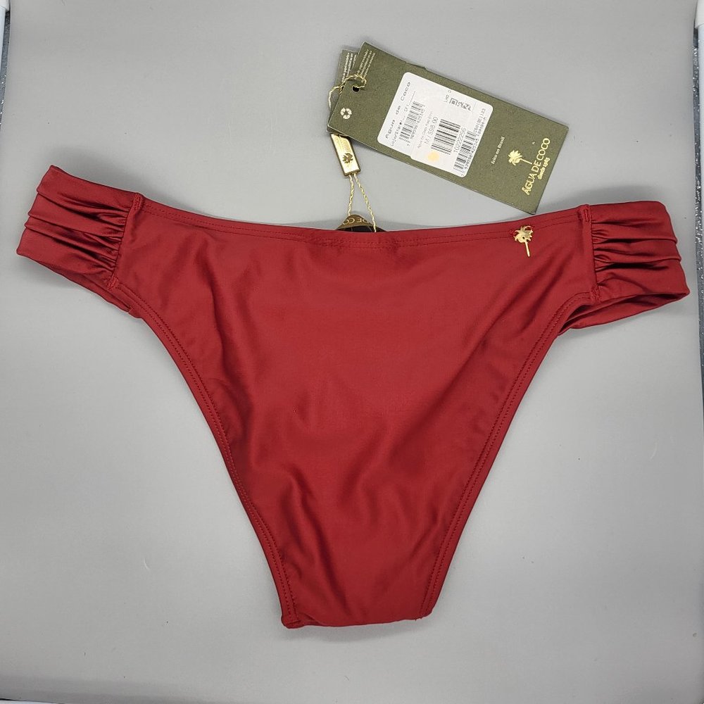 Agua de Coco Ruched Side Bikini Bottom - Picture 4 of 14